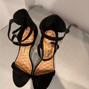 Sexy yet classy Chinese laundry strapy suede heals